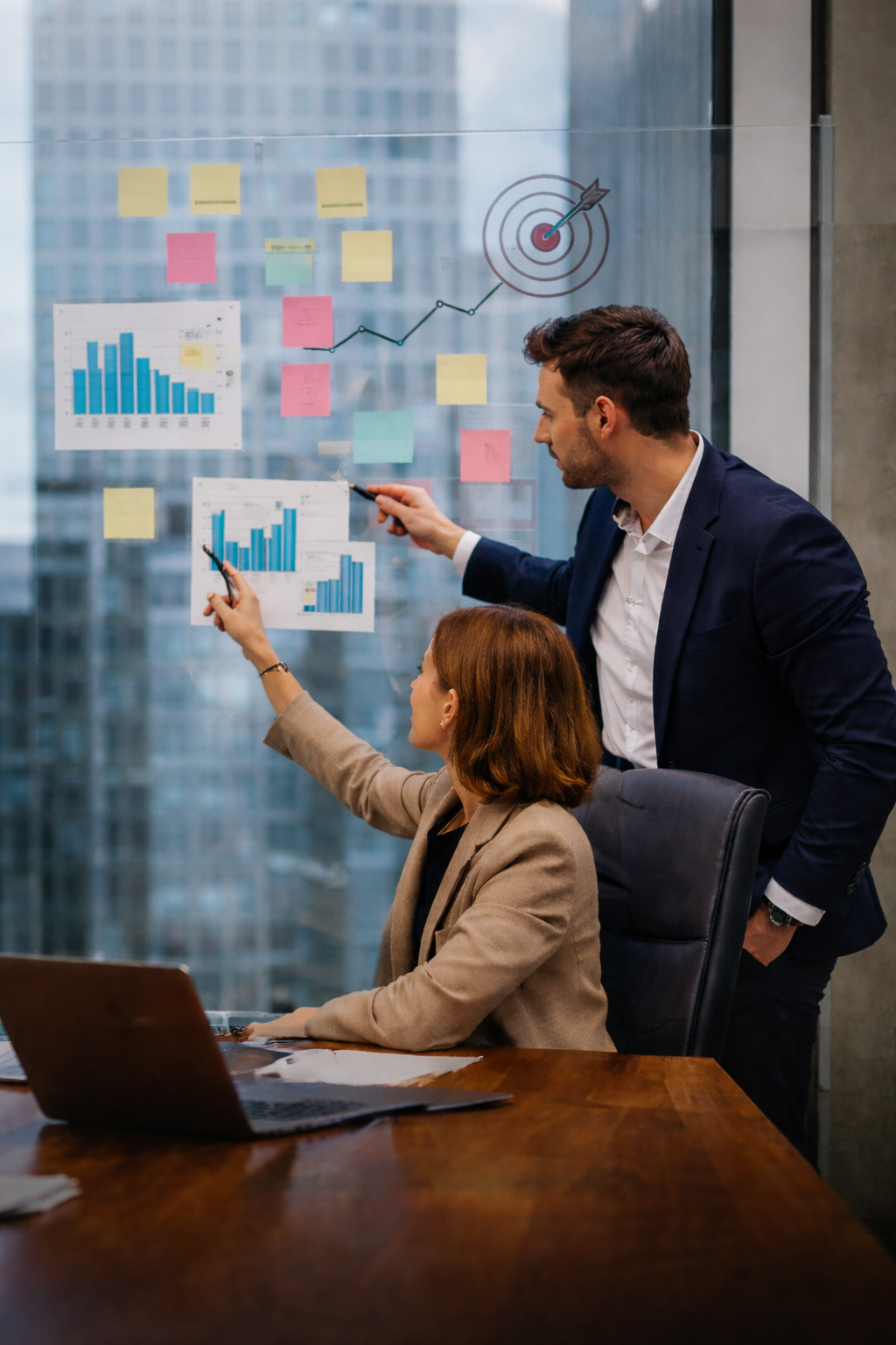 colaboración profesional en oficina moderna
