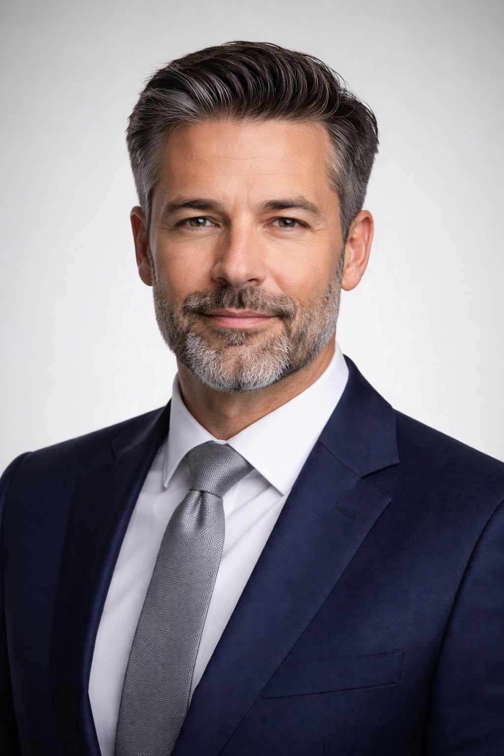 retrato elegante de un hombre maduro